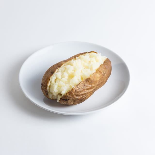 Plain Butter Baked Potato.