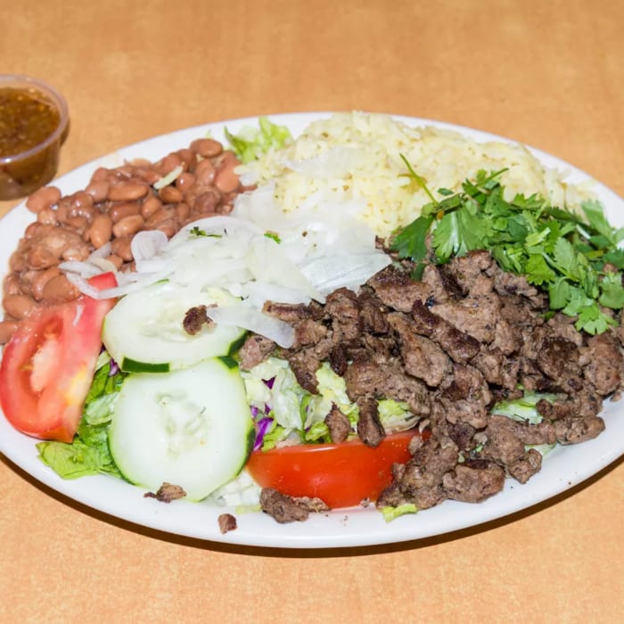Carne Asada Plate.